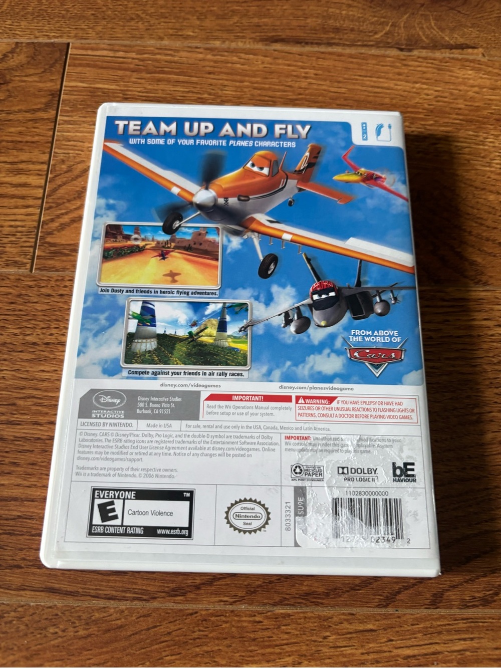 Disney Planes Wii Game - Blue, Green & Orange Artwork - Picture 2 of 6